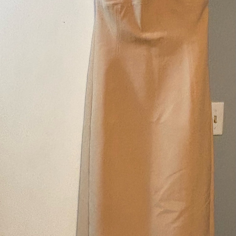 Zara Beige Midi Skirt